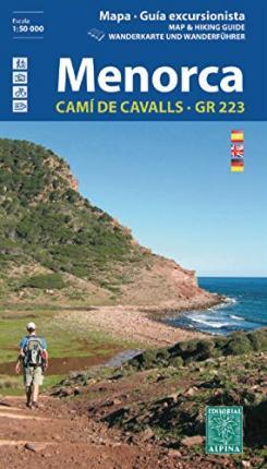 wandelkaart Menorca 1:50.000 (met de GR-223) 9788480905985  Editorial Alpina   Meerdaagse wandelroutes, Wandelkaarten Menorca