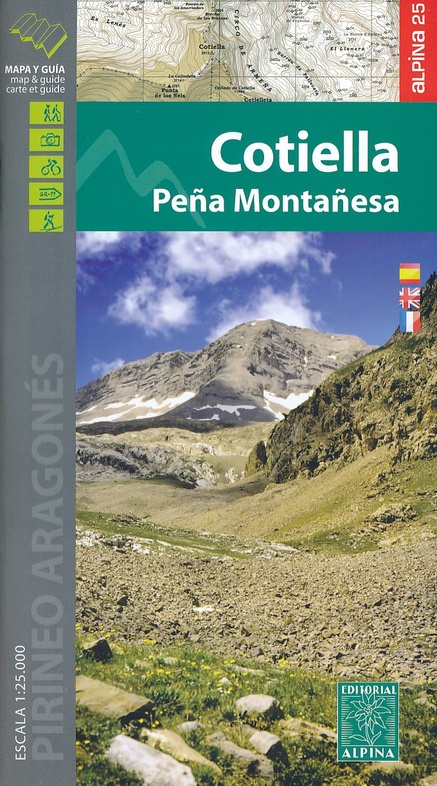 wandelkaart Cotiella 1:25.000 9788480906098  Editorial Alpina   Wandelkaarten Spaanse Pyreneeën