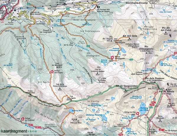wandelkaart Andorra 1:40.000 * 9788480906623  Editorial Alpina   Wandelkaarten Spaanse Pyreneeën