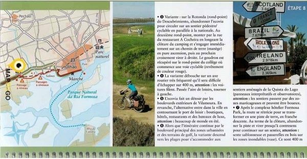 L'Algarve & la côte atlantique - le sud du Portugal à vélo 1/75 9788494668708  Petirrojo / Bici:map   Fietsgidsen Zuid-Portugal, Algarve