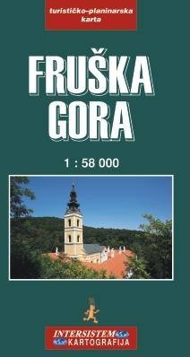 Fruška Gora| wandelkaart 1:58.000 9788677223625  Intersistem Kartografija   Wandelkaarten Servië, Bosnië-Hercegovina, Kosovo