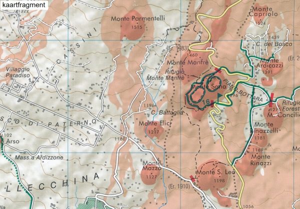 wandelkaart Etna (Monte Etna) 1:50.000 9788833030012  Global Map   Wandelkaarten Sicilië