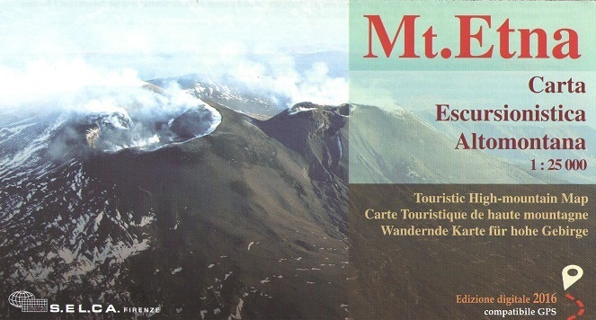 wandelkaart Monte Etna 1:25.000 9788833032184  Edizione S.E.L.C.A   Wandelkaarten Sicilië