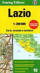 TCI-10  Lazio / Roma 1:200.000 9788836569038  TCI Italië Wegenkaarten  Landkaarten en wegenkaarten Rome, Lazio