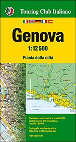 Genua, Genova 1:12.500 9788836571604  TCI Touring Club of Italy   Stadsplattegronden Genua, Cinque Terre (Ligurië)