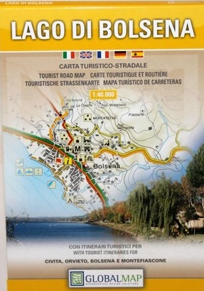 Lago di Bolsena 1:40.000 9788879143486  Global Map   Wandelkaarten Rome, Lazio
