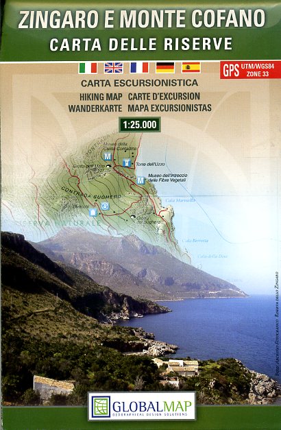 Zingaro e Monte Cofano (Riserve) 1:25.000 9788879145084  Global Map   Wandelkaarten Sicilië