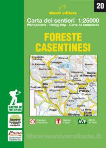Foreste Casentinesi  (20) wandelkaart 1:25.000 9788894005271  Monti Editore   Wandelkaarten Bologna, Emilia-Romagna