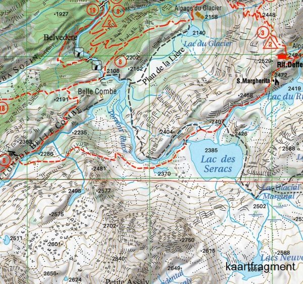 ESC-03  Val di Rhêmes, Valgrisenche | wandelkaart 1:25.000 * 9788898520633  Escursionista Carta dei Sentieri 1:25.000  Wandelkaarten Aosta, Gran Paradiso
