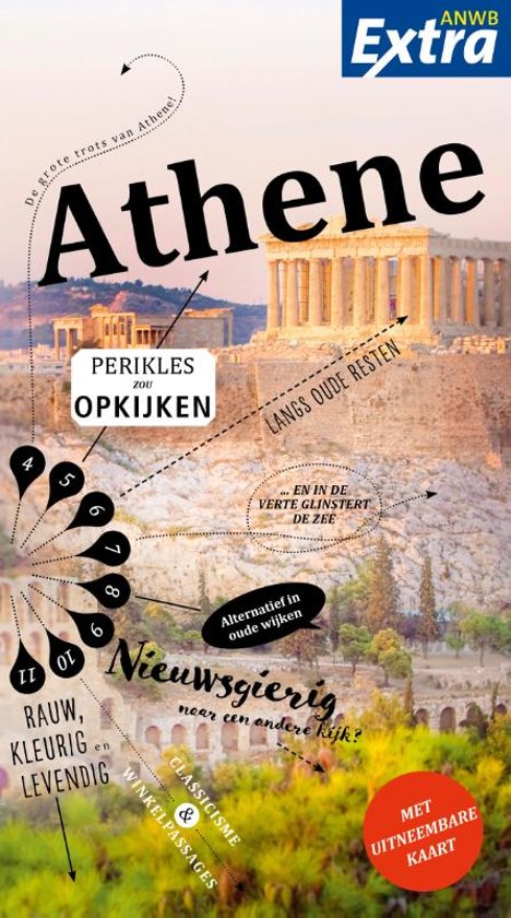 ANWB Extra reisgids Athene * 9789018044084  ANWB ANWB Extra reisgidsjes  Reisgidsen Athene
