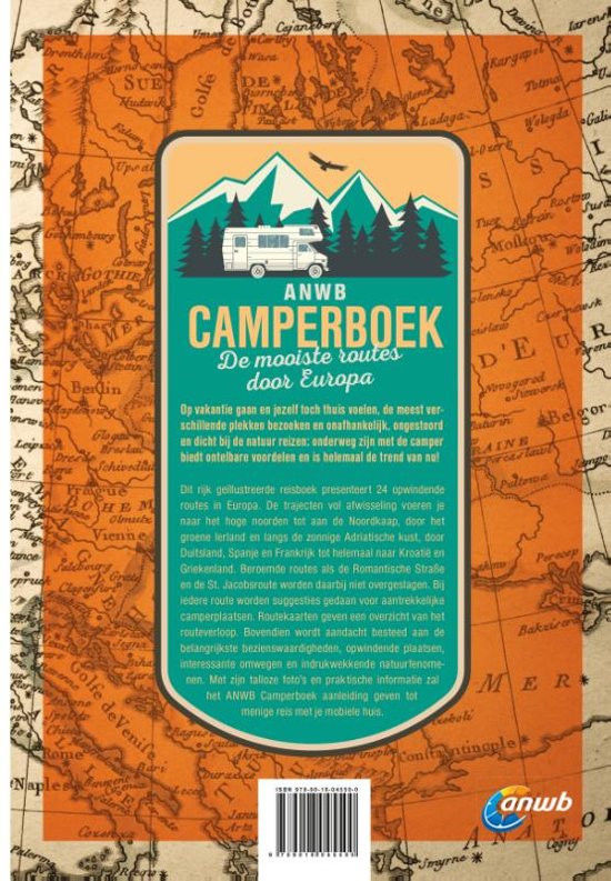 ANWB Camperboek Europa | reisgids 9789018045500  ANWB ANWB Camperboeken  Op reis met je camper, Reisgidsen Europa