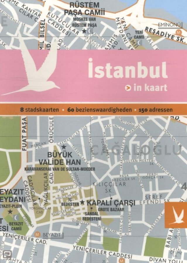 Istanbul 9789025756574  Gottmer Dominicus Stad-in-Kaart  Reisgidsen Istanbul