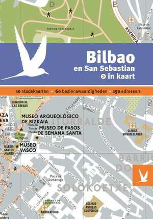Bilbao en San Sebastian in kaart 9789025763350  Gottmer Dominicus Stad-in-Kaart  Reisgidsen Baskenland, Navarra, Rioja