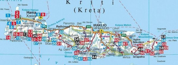 Rother wandelgids Kreta 9789038923574  Elmar RWG  Wandelgidsen Kreta