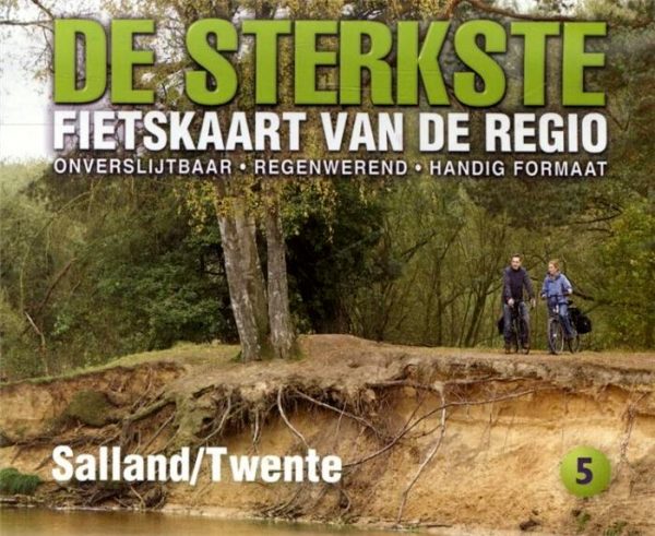 DSF-05  De sterkste fietskaart van Salland en Twente 1:50.000 9789058817112  Buijten & Schipperheijn DSF  Fietskaarten Kop van Overijssel, Vecht & Salland, Twente