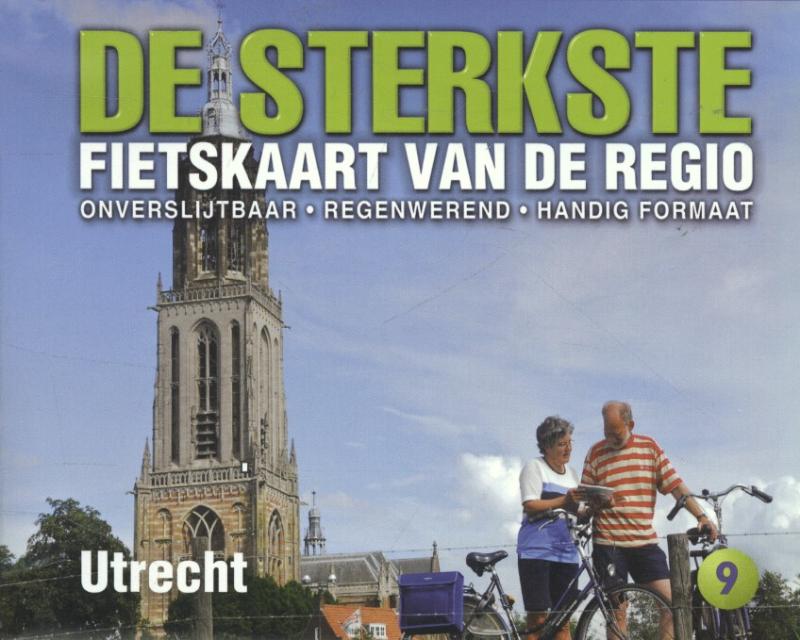 DSF-09 De sterkste fietskaart van Utrecht 1:50.000 9789058817129  Buijten & Schipperheijn DSF  Fietskaarten Utrecht