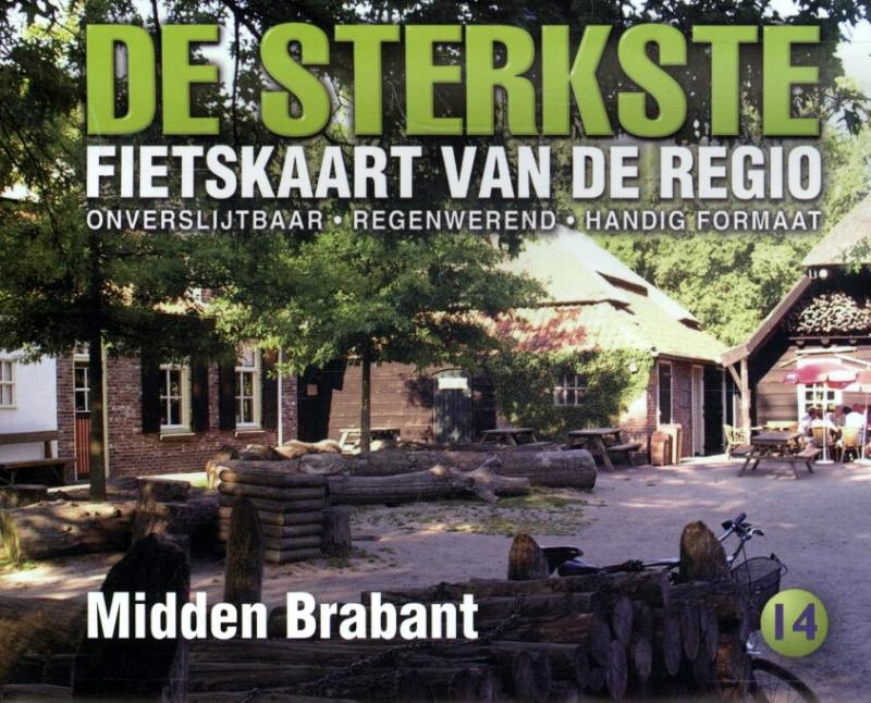 DSF-14 De sterkste fietskaart van Midden Brabant 1:50.000 9789058817174  Buijten & Schipperheijn DSF  Fietskaarten Noord-Brabant