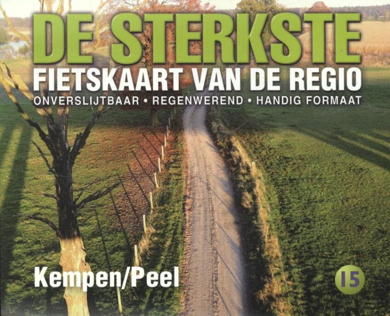 DSF-15 De sterkste fietskaart van Kempen en Peel 1:50.000 9789058817181  Buijten & Schipperheijn DSF  Fietskaarten Noord-Brabant