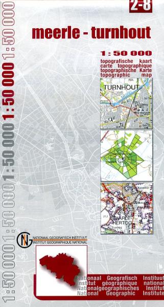 NGI-02-08  Turnhout (topografische kaart 1:50.000) 9789059344723  NGI Belgie 1:50.000  Wandelkaarten Antwerpen & oostelijk Vlaanderen