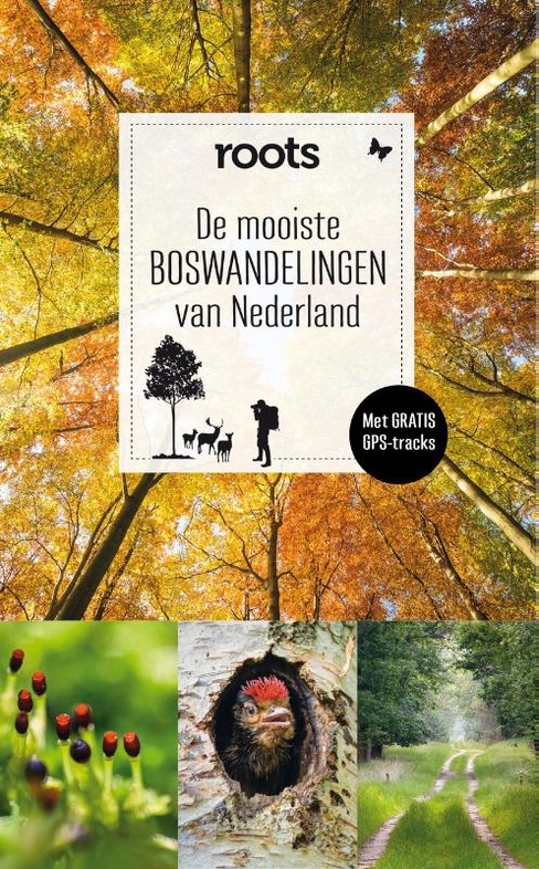 De mooiste boswandelingen van Nederland | Roots 9789059568815 Tijdschrift Roots Fontaine Roots  Wandelgidsen Nederland