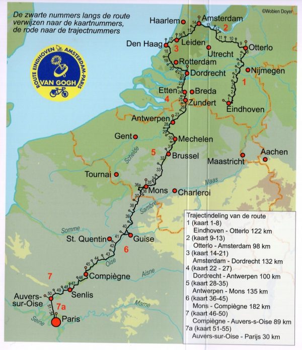 Van Gogh Route | fietsgids 9789064557958 Clemens Sweerman, Europafietsers Pirola / ReCreatief Fietsen Europafietsers  Fietsgidsen, Meerdaagse fietsvakanties Europa