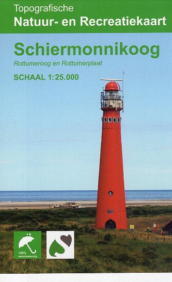 Schiermonnikoog 1:25.000 9789077350980  K&A   Wandelkaarten Waddeneilanden en Waddenzee