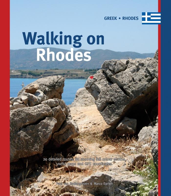 Walking on Rhodes 9789078194101 Paul van Bodengraven en Marco Barten Smaakmakers / One Day Walks   Wandelgidsen Dodekanesos: Karpathos, Rhodos, Kos, etc.