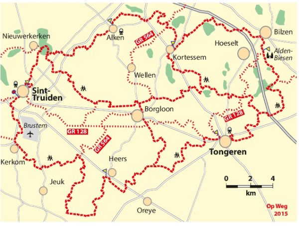 Streek-GR Haspengouw (wandelkaart 1:35.000) 9789081920056  Grote Routepaden Topogidsen  Wandelkaarten Antwerpen & oostelijk Vlaanderen