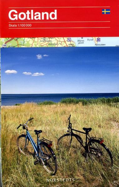 Gotland 1:100.000 9789113036212  Kartförlaget - Lantmäteriet Fritidskartan  Fietskaarten, Landkaarten en wegenkaarten Zuid-Zweden