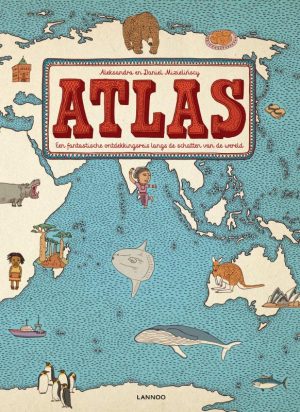 Atlas | Mizielinscy 9789401409285 Mizielinscy Lannoo   Kinderboeken, Wegenatlassen Wereld als geheel