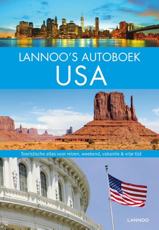 Lannoo's Grote Autoboek USA 9789401414661  Lannoo Lannoos Autoboeken  Reisgidsen Verenigde Staten