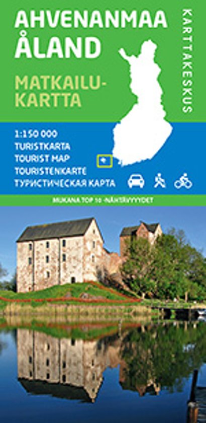landkaart/wegenkaart Åland (Aland), Ahvenanmaa 1:100.000 9789522662170  Genimap Oy Wandelkaarten Finland  Landkaarten en wegenkaarten Zuid-Finland en Midden-Finland