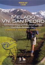 Melado Volcan San Pedro 1:50.000 9789568925031  Viachile Editores Trekking Maps  Wandelkaarten Chili