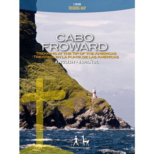 Trekking Map Cabo Froward 1:100 000 9789568925123  Viachile Editores Trekking Maps  Wandelkaarten Patagonië