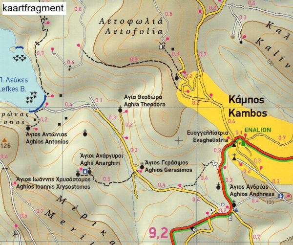 TM-335 Patmos 1:20.000 9789606845796  Terrain Maps Greek Islands  Landkaarten en wegenkaarten, Wandelkaarten Dodekanesos: Karpathos, Rhodos, Kos, etc.