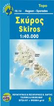 10.14 Skiros (Skyros, Aegean-Sporades)  1:40 000 9789608195837  Anavasi Island Maps  Landkaarten en wegenkaarten Evia (Euboea) & de Sporaden (Skyros, Skiathos, etc.)