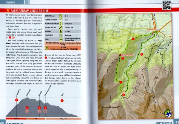 Olympus Classic Ascents & Hikes 9789608868366 Miltos Zervas Anavasi   Klimmen-bergsport, Wandelgidsen Midden-Griekenland
