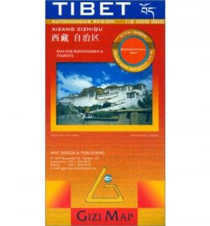 Tibet 1:2.000.000 geographical 9789632041391  Gizi Map   Landkaarten en wegenkaarten Tibet