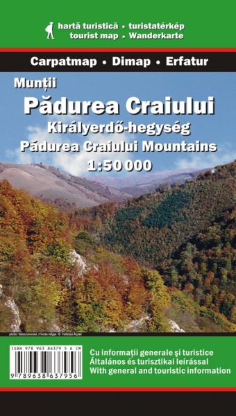 DMP-22  Padurea Craiului | wandelkaart 1:50 000 9789638637956  Dimap Wandelkaarten Roemenië  Wandelkaarten Roemenië, Moldavië