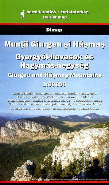 DMP-20  Giurgeu and Hasmas Mountains | wandelkaart 1:60.000 9789638637970  Dimap Wandelkaarten Roemenië  Wandelkaarten Roemenië, Moldavië