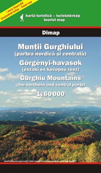 DMP-32  Muntii Gurghiului North & Centa | wandelkaart l 1:60.000 9789638683410  Dimap Wandelkaarten Roemenië  Wandelkaarten Roemenië, Moldavië