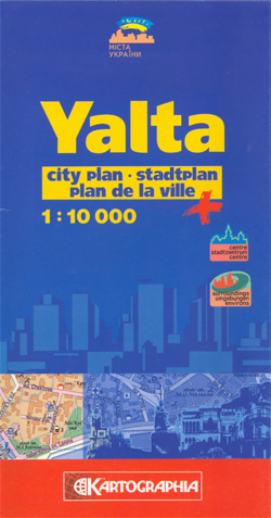 Yalta City Map 1:10.000 9789666315765  SSPE Kartografia   Stadsplattegronden Oekraïne