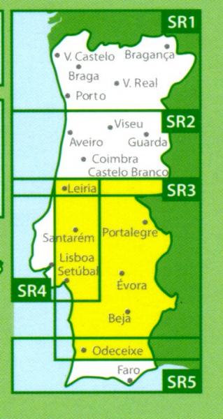 Alentejo 1:300.000 9789895560943  Turinta   Landkaarten en wegenkaarten Zuid-Portugal, Algarve