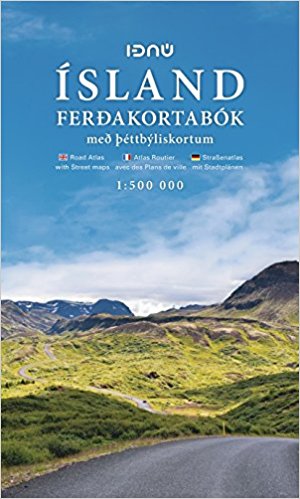 Ijsland pocket reisatlas Ferdakort 1:500.000 9789979673910  Ferdakort   Wegenatlassen IJsland