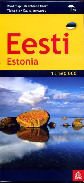 Eesti (Estland) 1:560.000 9789984075938  Jana Seta   Landkaarten en wegenkaarten Tallinn & Estland