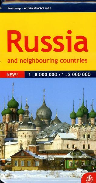 Rusland & buurlanden (G.O.S.) 1:2m. / 8m. 9789984075952  Jana Seta   Landkaarten en wegenkaarten Rusland, Transsiberische Spoorlijn