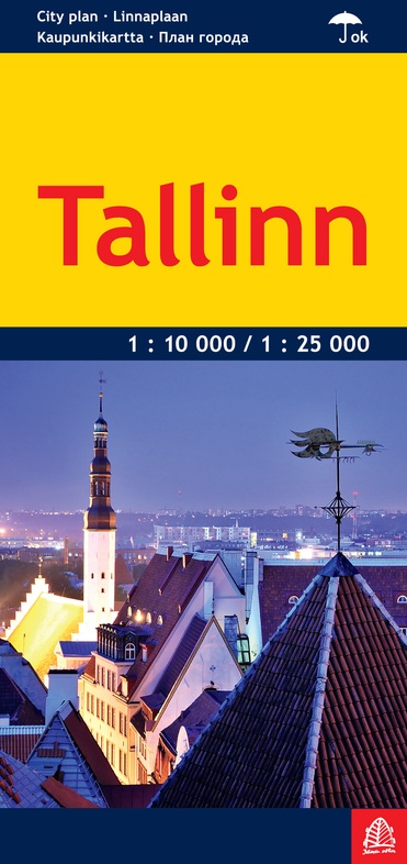 Tallinn 1:10.000 / 25.000 9789984075969  Jana Seta   Stadsplattegronden Tallinn & Estland