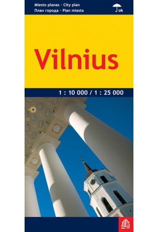 Vilnius 1:10.000 / 1:25.000 9789984075983  Jana Seta   Stadsplattegronden Vilnius & Litouwen