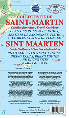 Sint-Maarten (St-Martin) 1:25.000 9791095793144  Kaprowski Maps   Landkaarten en wegenkaarten Aruba, Bonaire, Curaçao