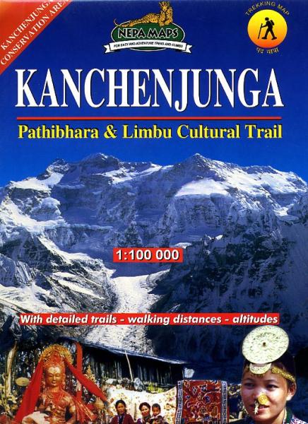 Kangchenjunga 1:100.000 9799993323340  Himalayan MapHouse Wandelkaarten Nepal  Wandelkaarten Nepal